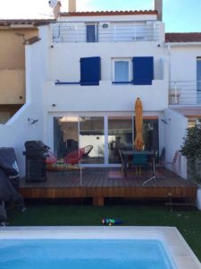 Maison constuite avec piscine